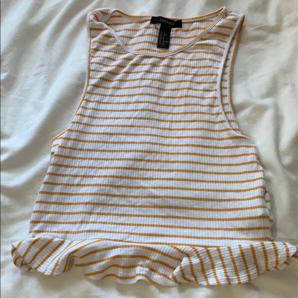 White and yellow top